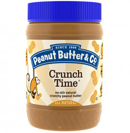Peanut Butter & Co. Crunch Time No-Stir Natural Crunchy Peanut Butter  Plastic Jar  454 grams